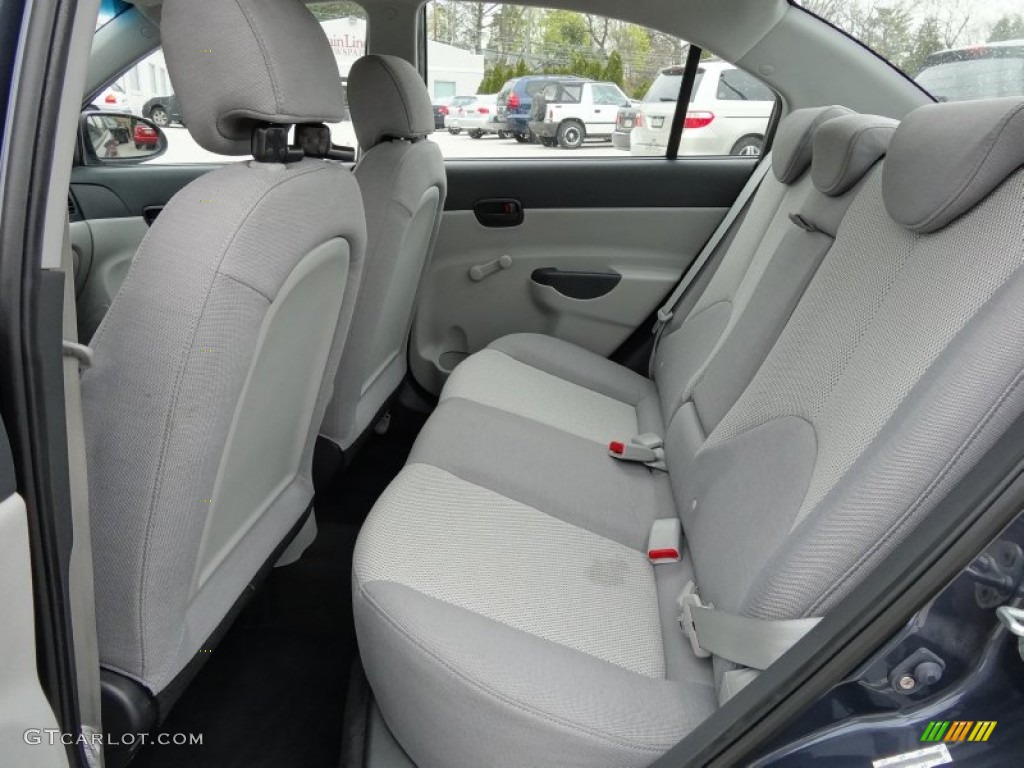 2009 Accent GLS 4 Door - Charcoal Gray / Gray photo #23