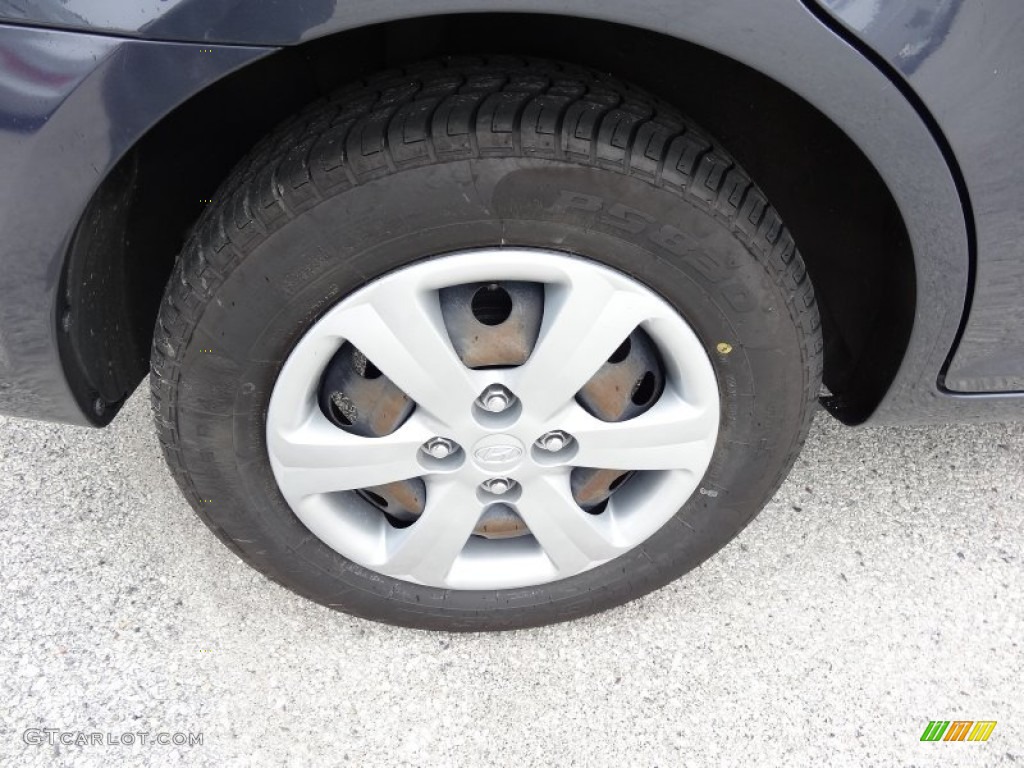 2009 Accent GLS 4 Door - Charcoal Gray / Gray photo #28