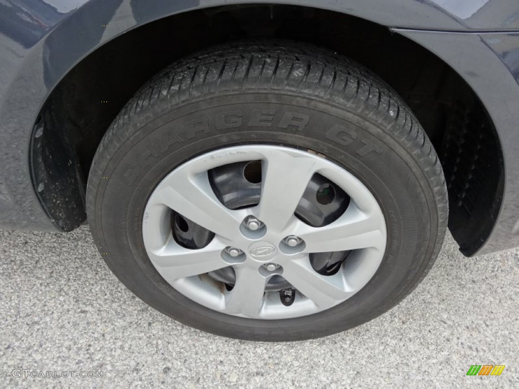 2009 Accent GLS 4 Door - Charcoal Gray / Gray photo #29