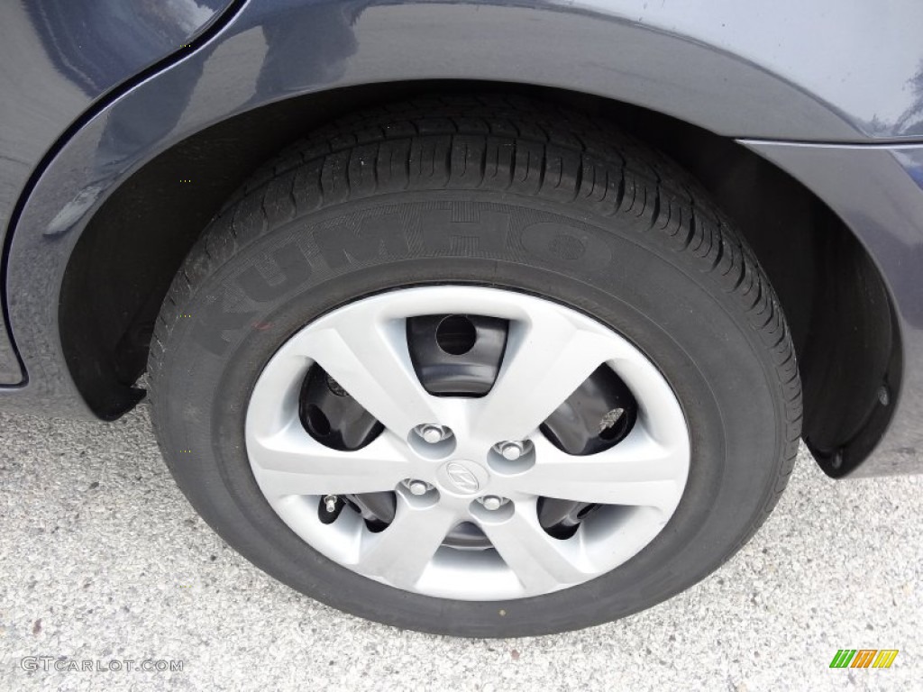 2009 Accent GLS 4 Door - Charcoal Gray / Gray photo #33