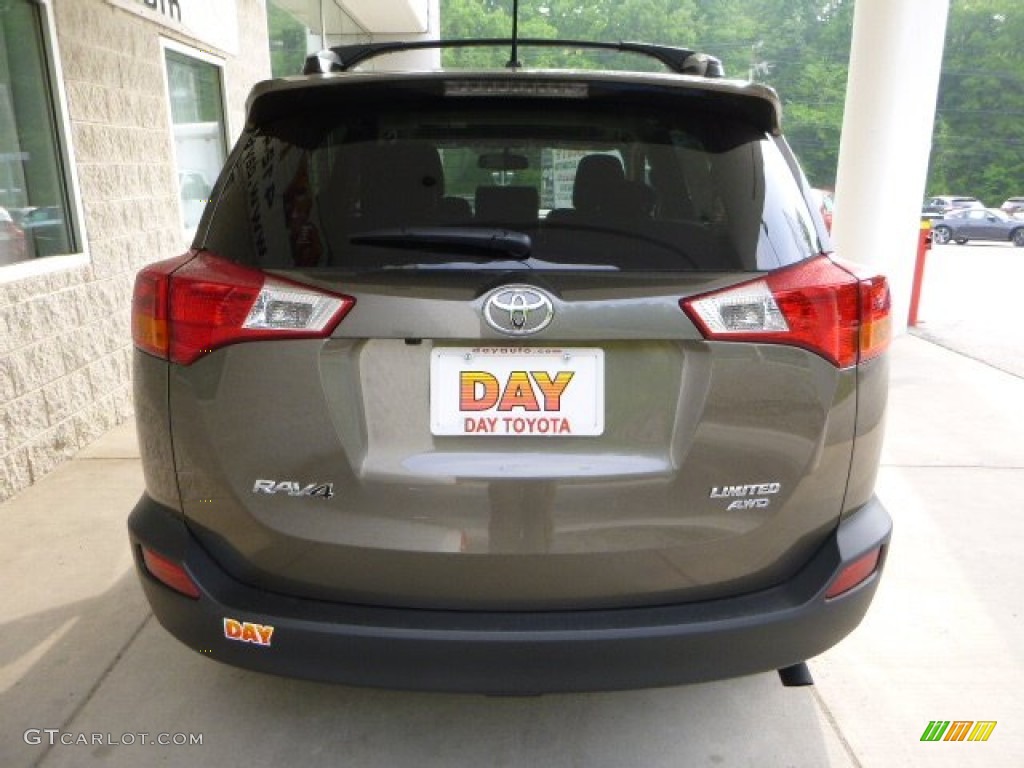 2013 RAV4 Limited AWD - Pyrite Mica / Black photo #3