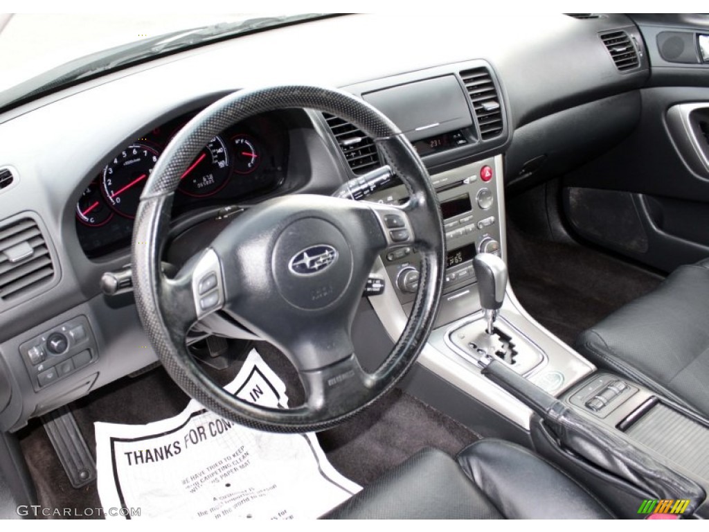 Off Black Interior 2006 Subaru Outback 2.5 XT Limited Wagon Photo #81220539