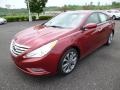 2013 Sparkling Ruby Hyundai Sonata Limited 2.0T  photo #3