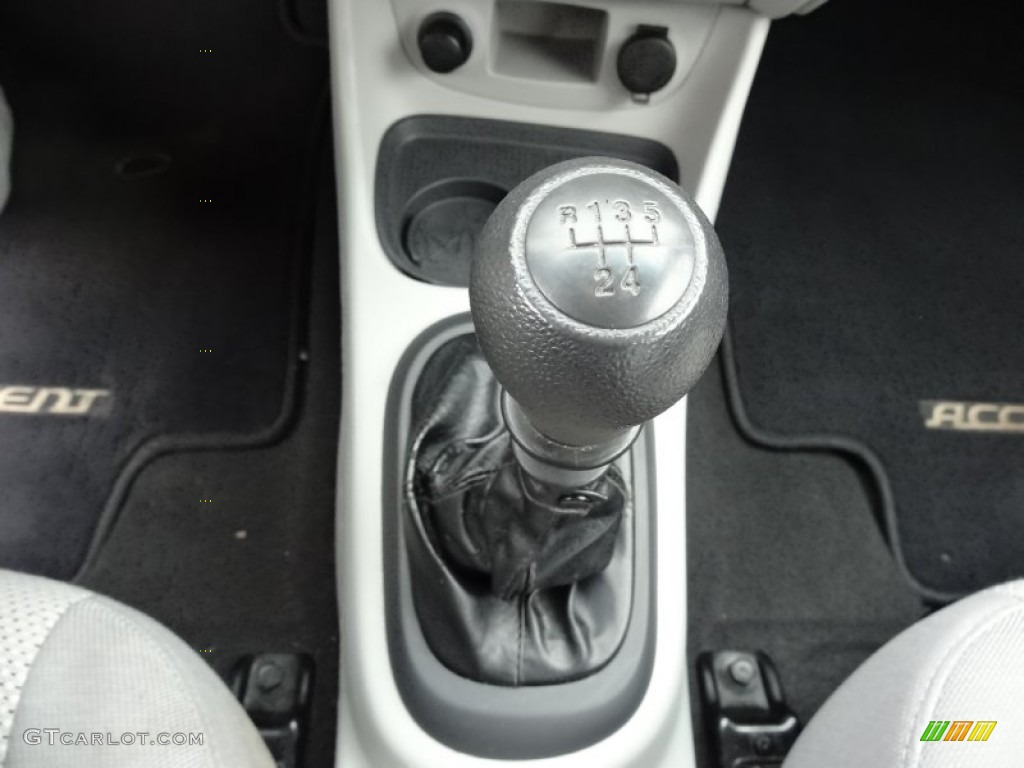 2009 Accent GLS 4 Door - Charcoal Gray / Gray photo #36