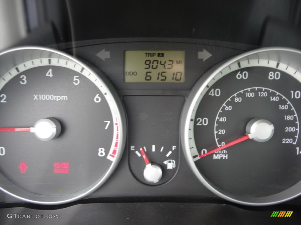 2009 Accent GLS 4 Door - Charcoal Gray / Gray photo #38