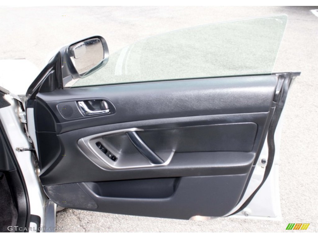 2006 Subaru Outback 2.5 XT Limited Wagon Off Black Door Panel Photo #81220808