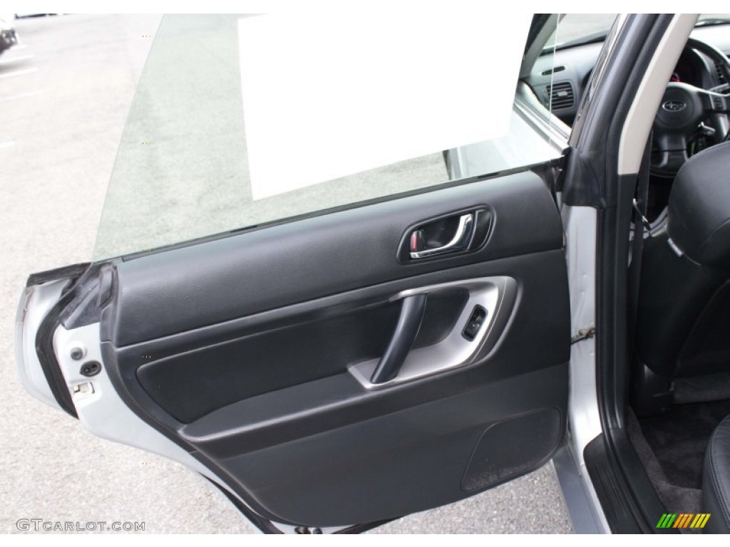 2006 Subaru Outback 2.5 XT Limited Wagon Off Black Door Panel Photo #81220824