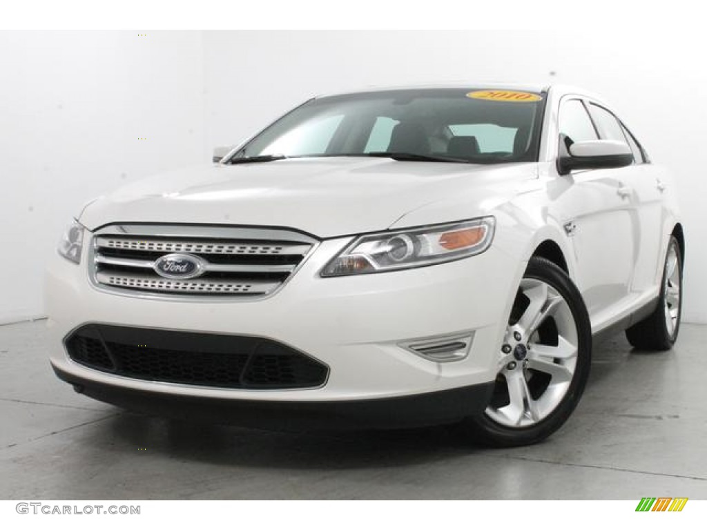 White Platinum Metallic Tri-Coat 2010 Ford Taurus SHO AWD Exterior Photo #81220869