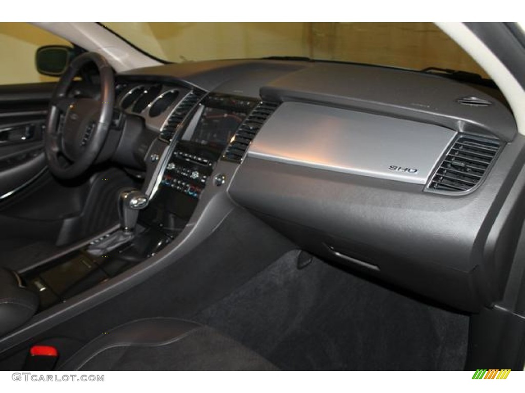 2010 Ford Taurus SHO AWD Charcoal Black Dashboard Photo #81221191