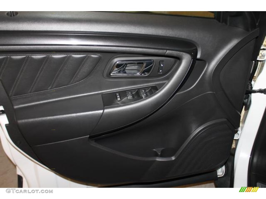 2010 Ford Taurus SHO AWD Charcoal Black Door Panel Photo #81221235