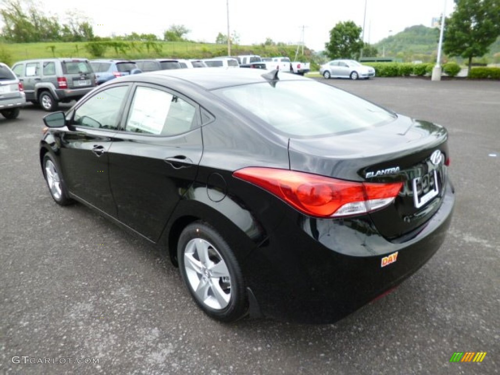 2013 Elantra GLS - Black / Gray photo #5
