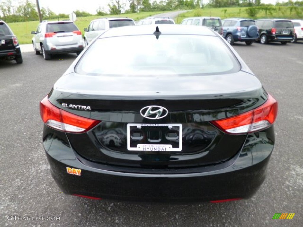 2013 Elantra GLS - Black / Gray photo #6