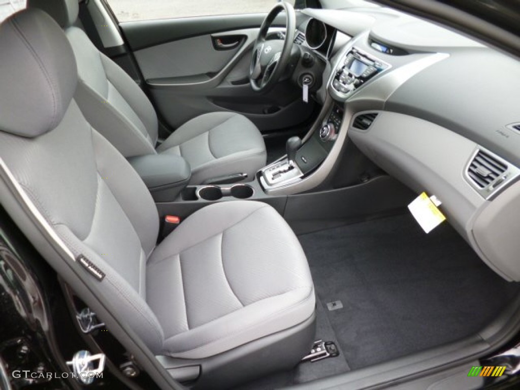 2013 Elantra GLS - Black / Gray photo #10