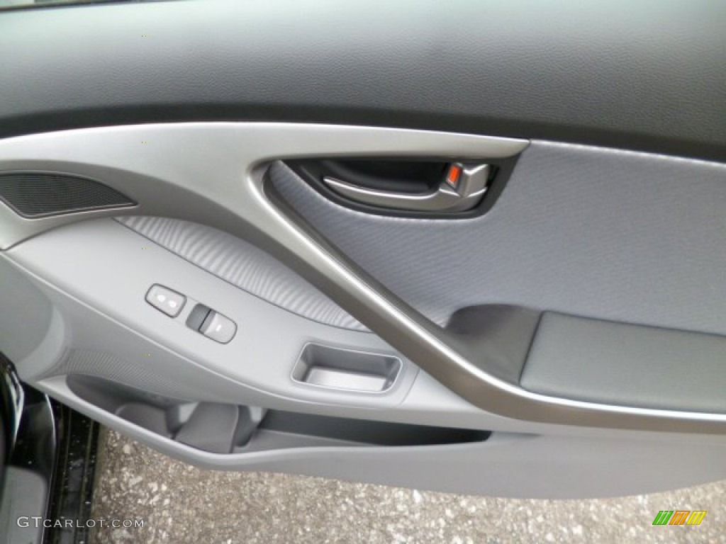 2013 Elantra GLS - Black / Gray photo #11