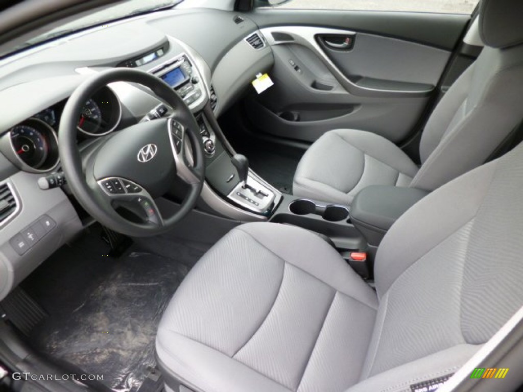 2013 Elantra GLS - Black / Gray photo #16
