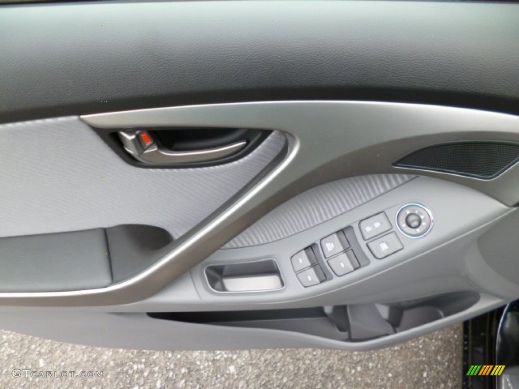 2013 Elantra GLS - Black / Gray photo #17
