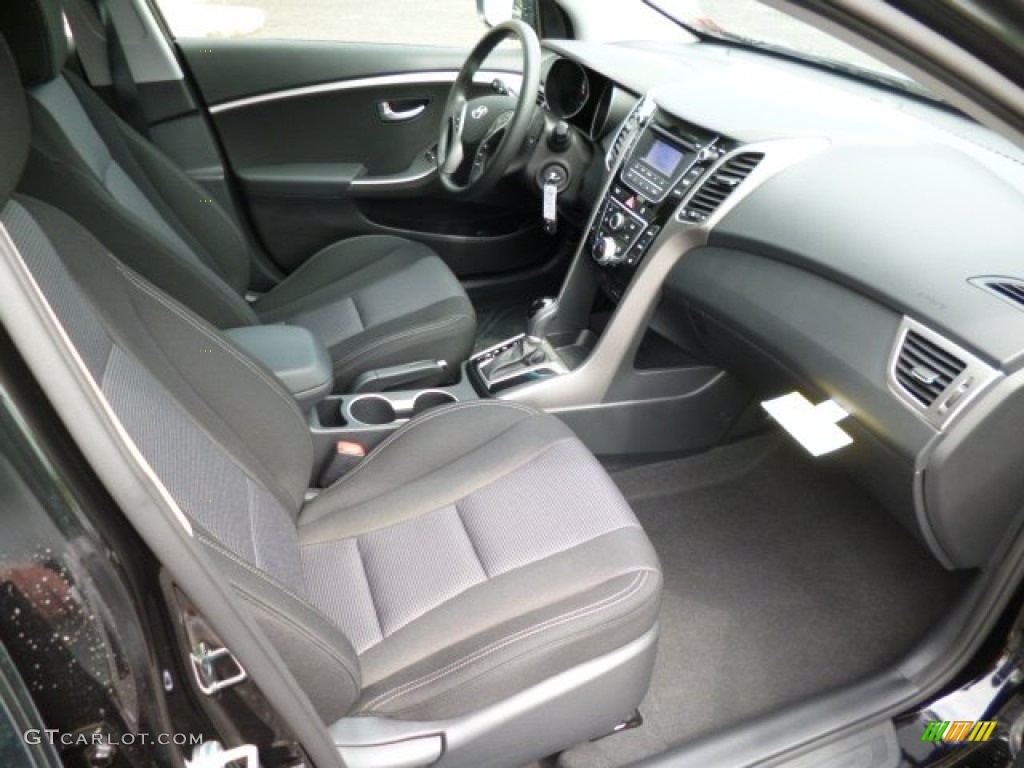 Black Interior 2013 Hyundai Elantra GT Photo #81222135