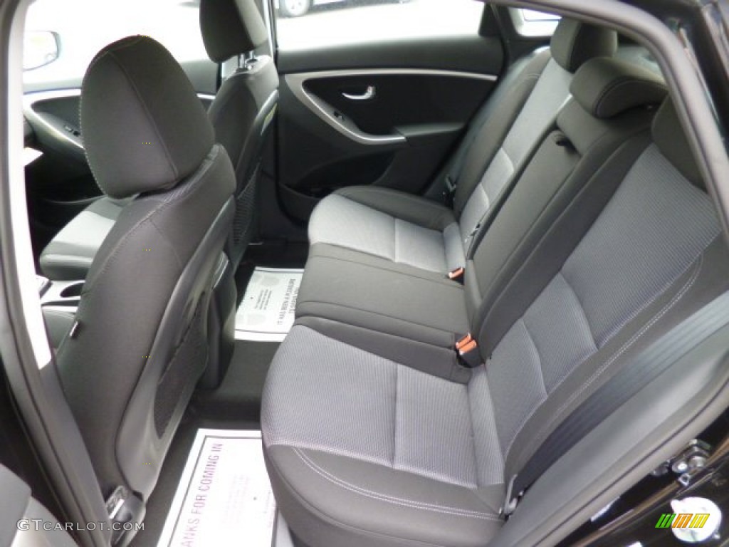 2013 Elantra GT - Black Noir Pearl / Black photo #14