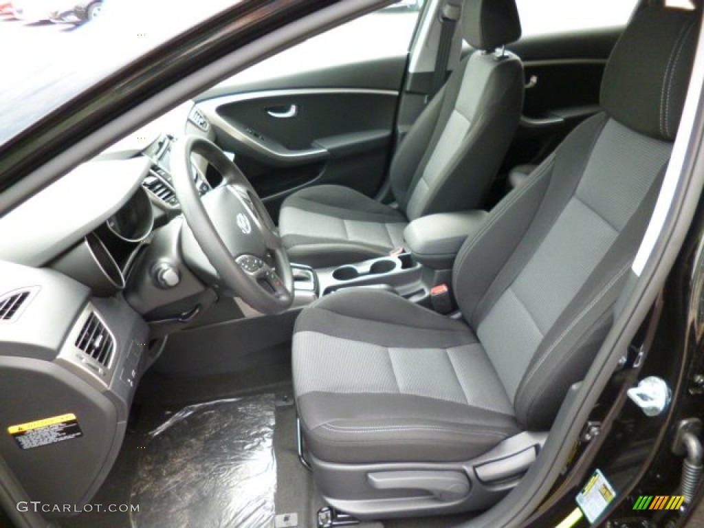 Black Interior 2013 Hyundai Elantra GT Photo #81222197