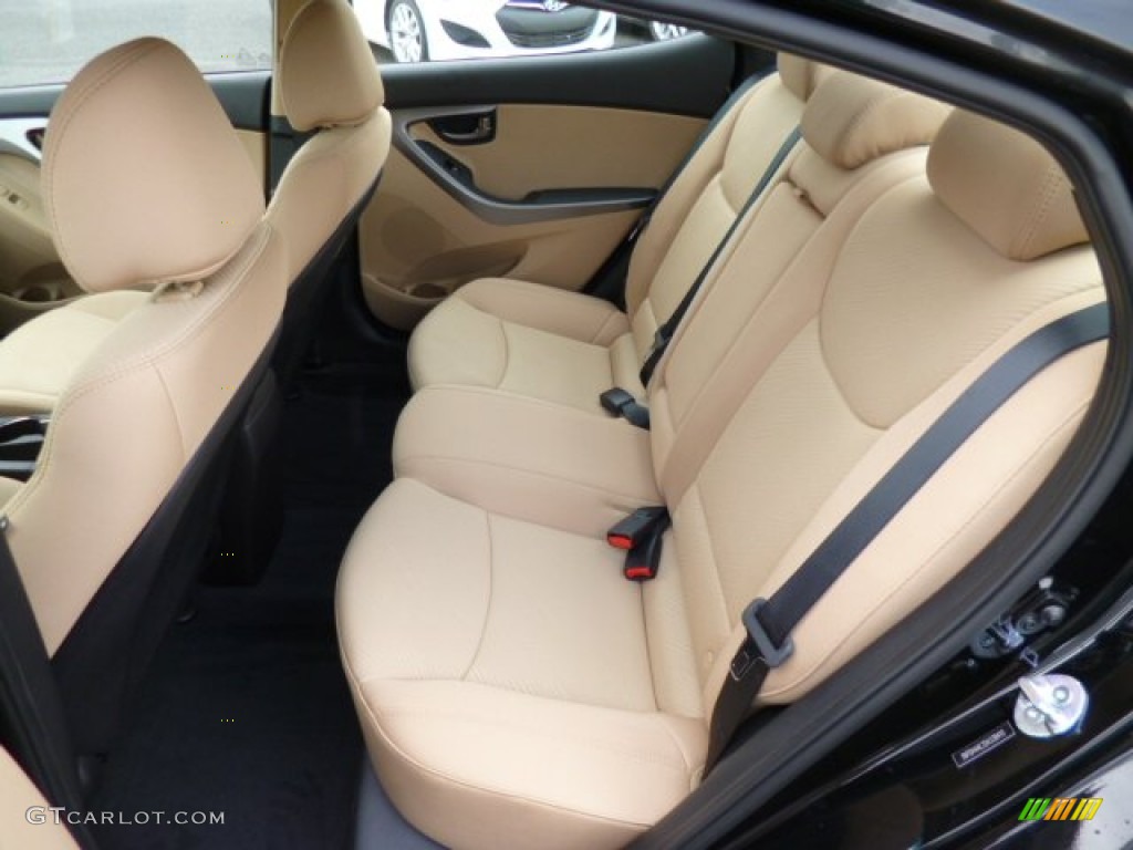 2013 Hyundai Elantra GLS Rear Seat Photo #81222390