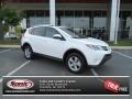 2013 Super White Toyota RAV4 XLE  photo #1