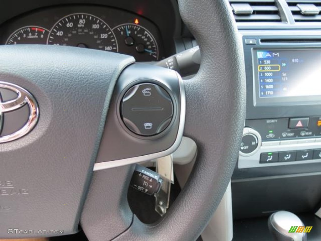 2013 Camry L - Magnetic Gray Metallic / Ash photo #15