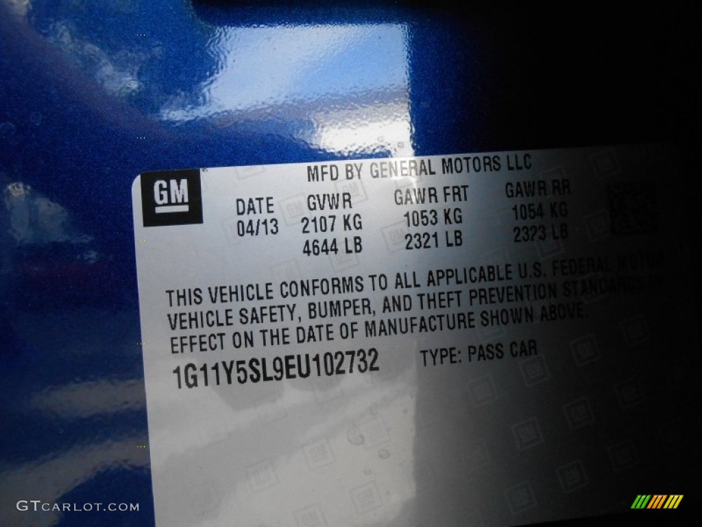 2014 Impala LS - Blue Topaz Metallic / Jet Black/Dark Titanium photo #15