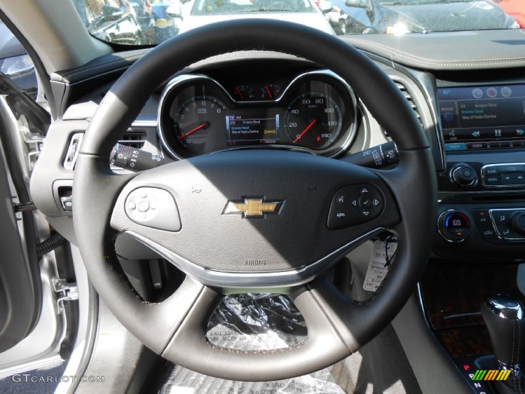 2014 Chevrolet Impala LT Jet Black Steering Wheel Photo #81224304