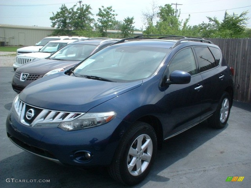 2009 Murano SL AWD - Deep Sapphire Metallic / Black photo #1