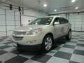 2012 Gold Mist Metallic Chevrolet Traverse LTZ AWD  photo #3