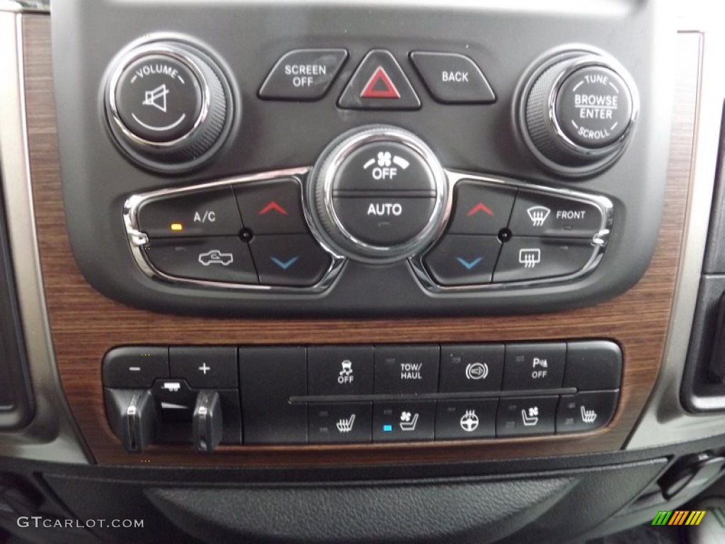 2013 Ram 3500 Laramie Mega Cab 4x4 Dually Controls Photo #81226324