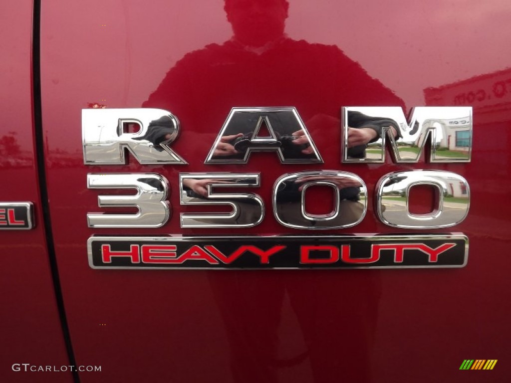 2013 Ram 3500 Laramie Mega Cab 4x4 Dually Marks and Logos Photo #81226614