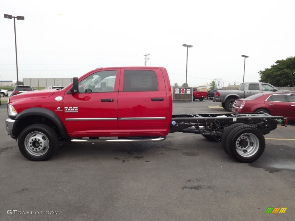 Flame Red 2013 Ram 4500 Crew Cab 4x4 Chassis Exterior Photo #81226715