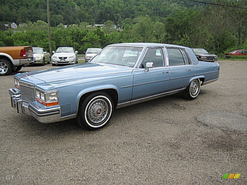 Glacier Blue 1988 Cadillac Brougham d'Elegance Exterior Photo #81227026