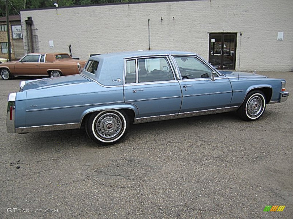 Glacier Blue 1988 Cadillac Brougham d'Elegance Exterior Photo #81227338