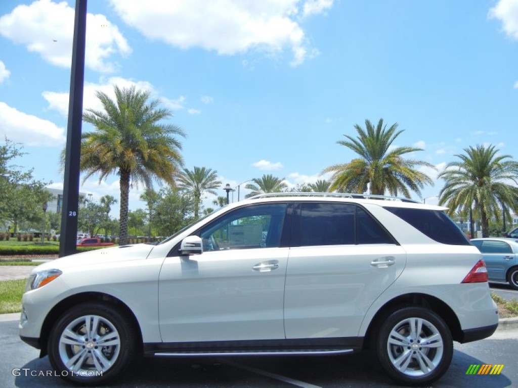 Arctic White 2013 Mercedes-Benz ML 350 4Matic Exterior Photo #81227464