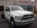 Bright White - 3500 Tradesman Crew Cab 4x4 Dually Chassis Photo No. 1