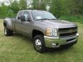Front 3/4 View of 2013 Silverado 3500HD LT Extended Cab 4x4 Dually