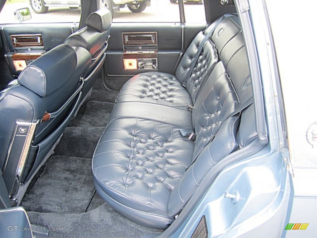 Blue Interior 1988 Cadillac Brougham D Elegance Photo