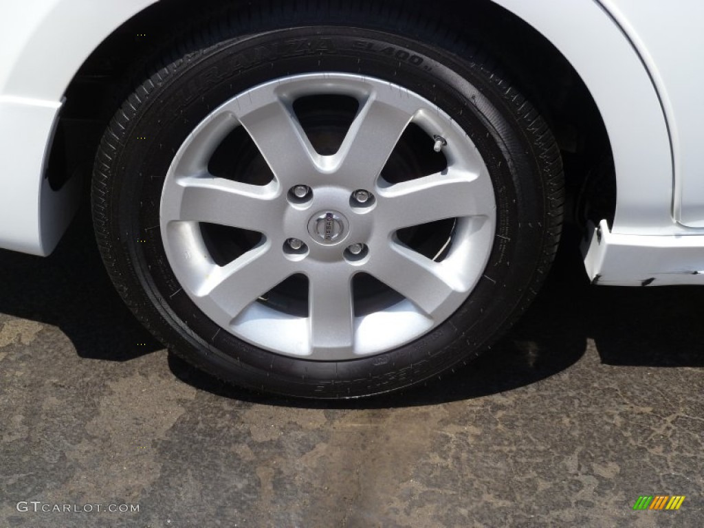 2012 Sentra 2.0 SR - Aspen White / Charcoal photo #9