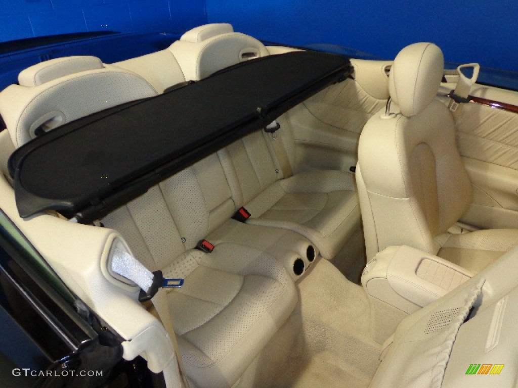 2007 CLK 550 Cabriolet - Black / Stone photo #32