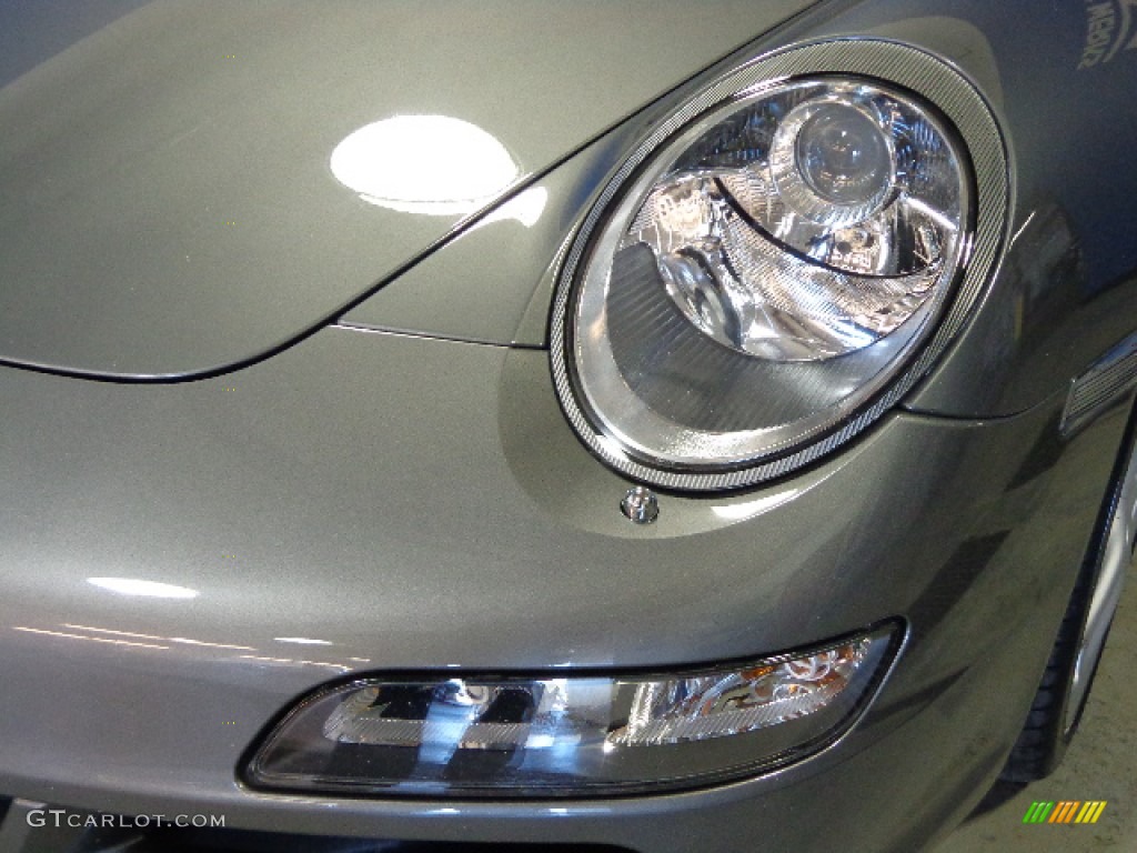 2008 911 Carrera S Coupe - Meteor Grey Metallic / Black photo #4