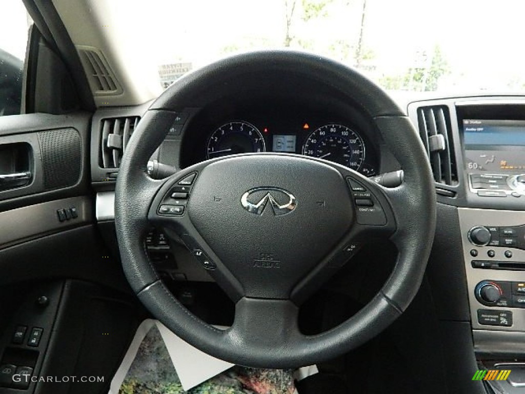 2010 Infiniti G 37 x AWD Coupe Steering Wheel Photos