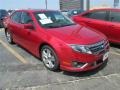2011 Red Candy Metallic Ford Fusion Sport AWD  photo #1