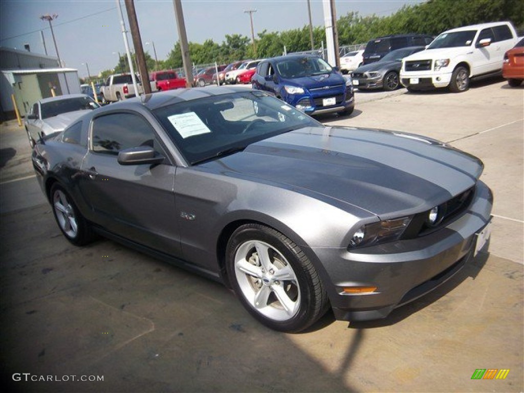 2012 Mustang GT Coupe - Sterling Gray Metallic / Charcoal Black photo #3