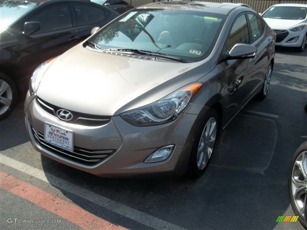 2013 Elantra Limited - Desert Bronze / Beige photo #1