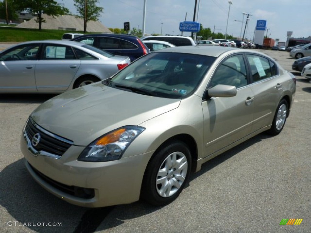2009 Altima 2.5 S - Sonoran Sand Metallic / Blond photo #7