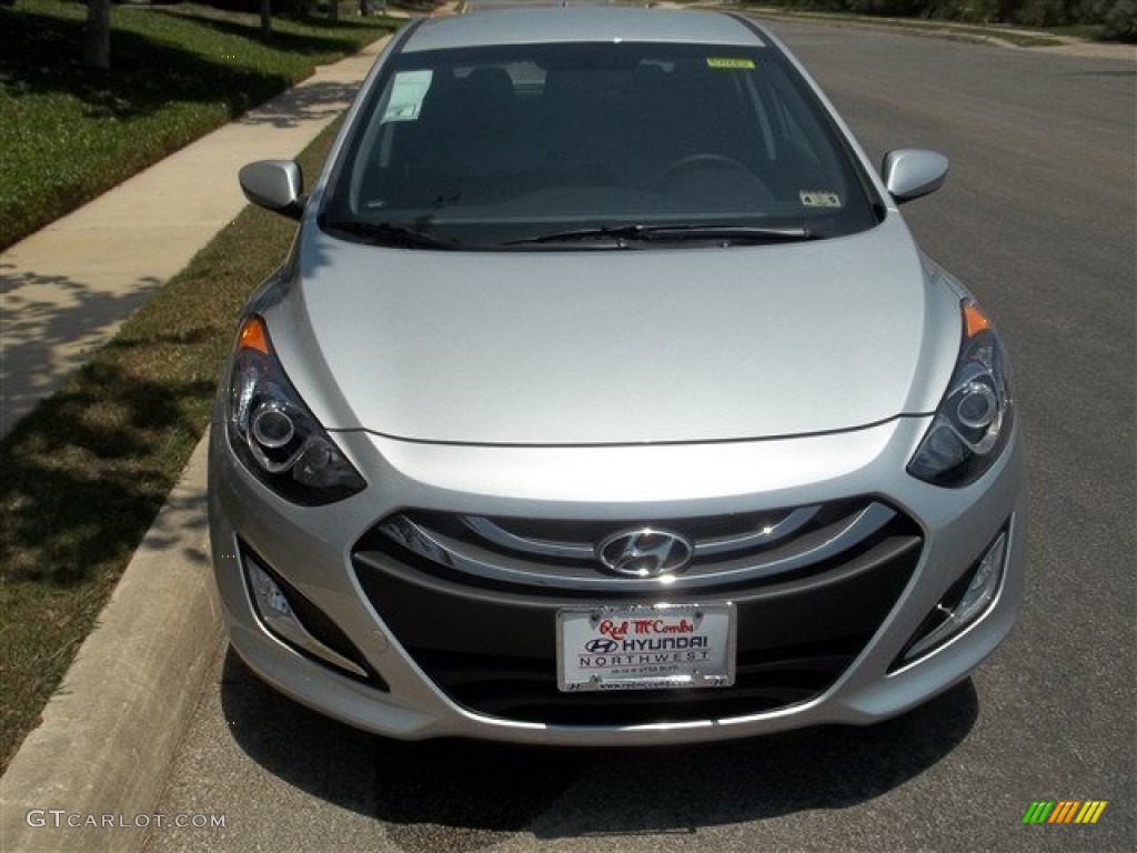 2013 Elantra GT - Silver / Black photo #2