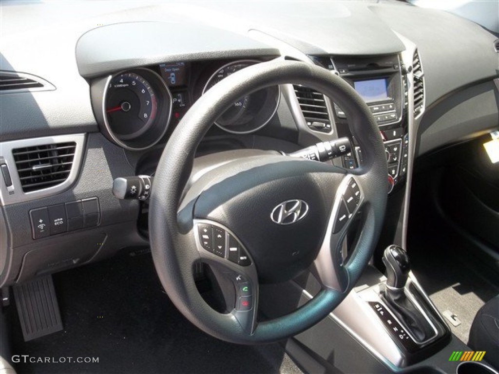2013 Elantra GT - Silver / Black photo #7