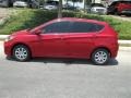 Boston Red 2013 Hyundai Accent GS 5 Door Exterior